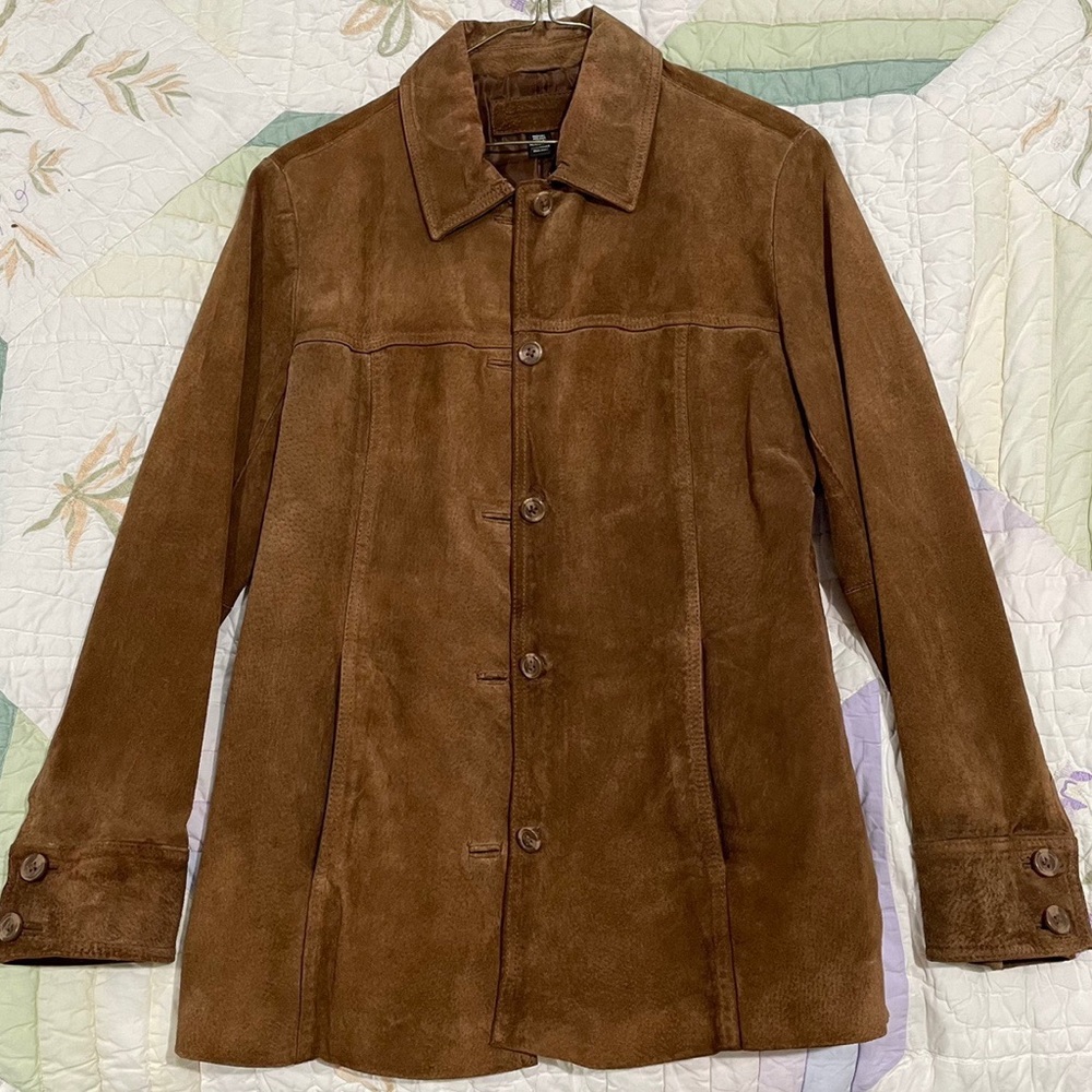 Jaclyn Smith Genuine Suede/Leather Jacket